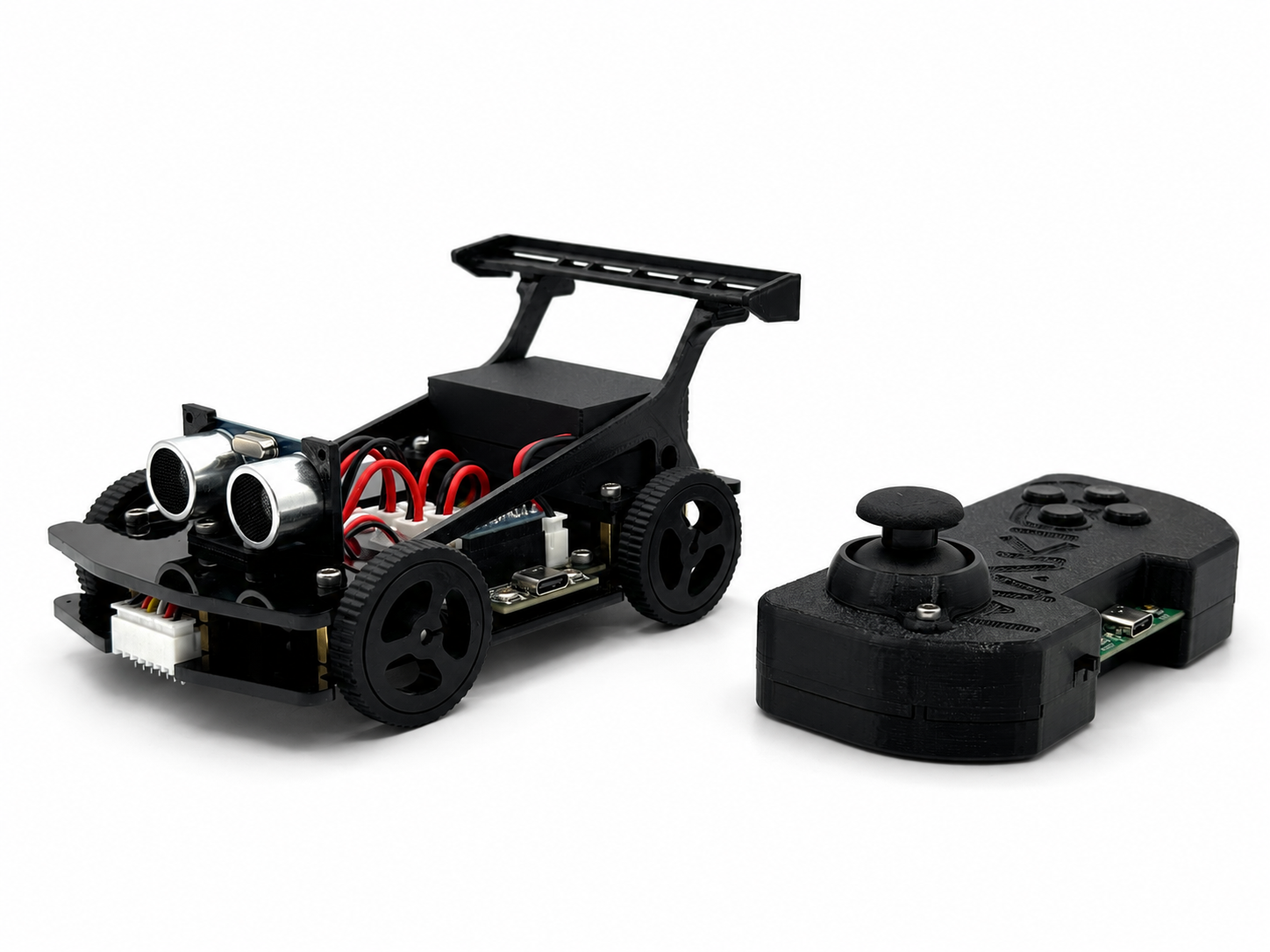 Black MAKIQO Robocar with matching controller